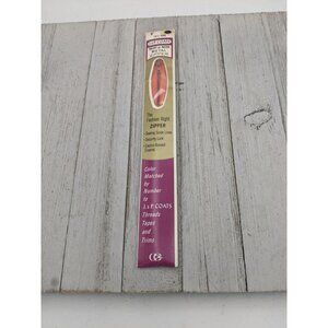 Vintage J&P Coats Skirt or Neck Metal Zipper 9" Tango 135-C Orange